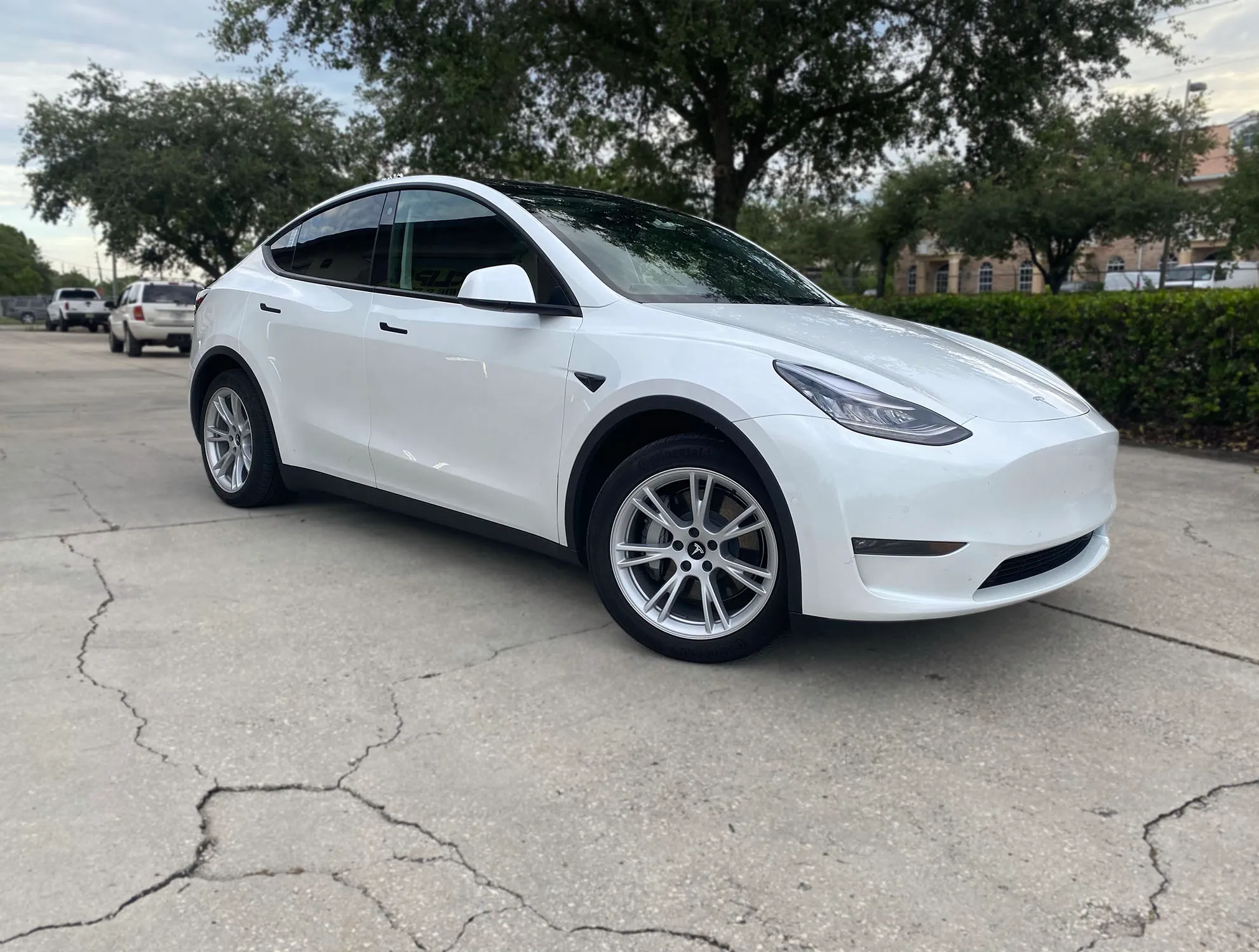 Tesla tinted by Eclipse Window Tinting in Naples, FL