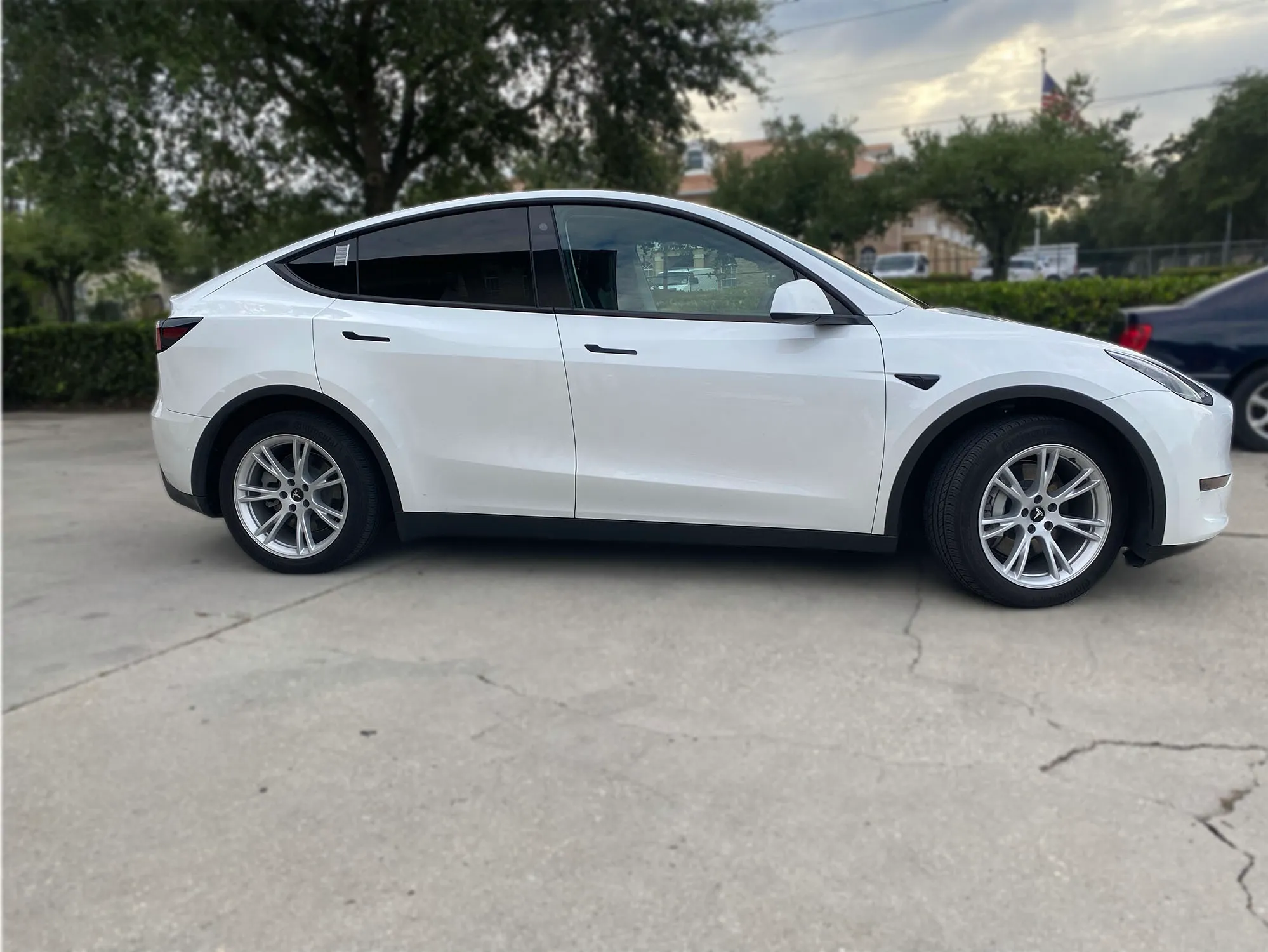 Tesla tinted by Eclipse Window Tinting in Naples, FL