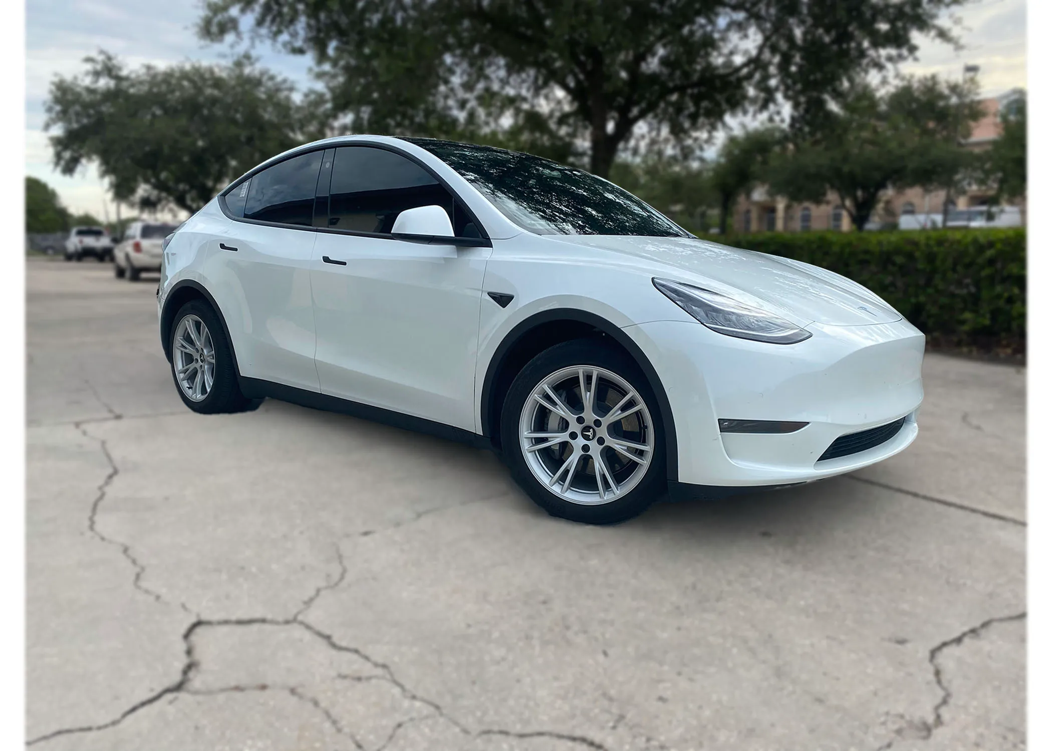 Tesla tinted by Eclipse Window Tinting in Naples, FL
