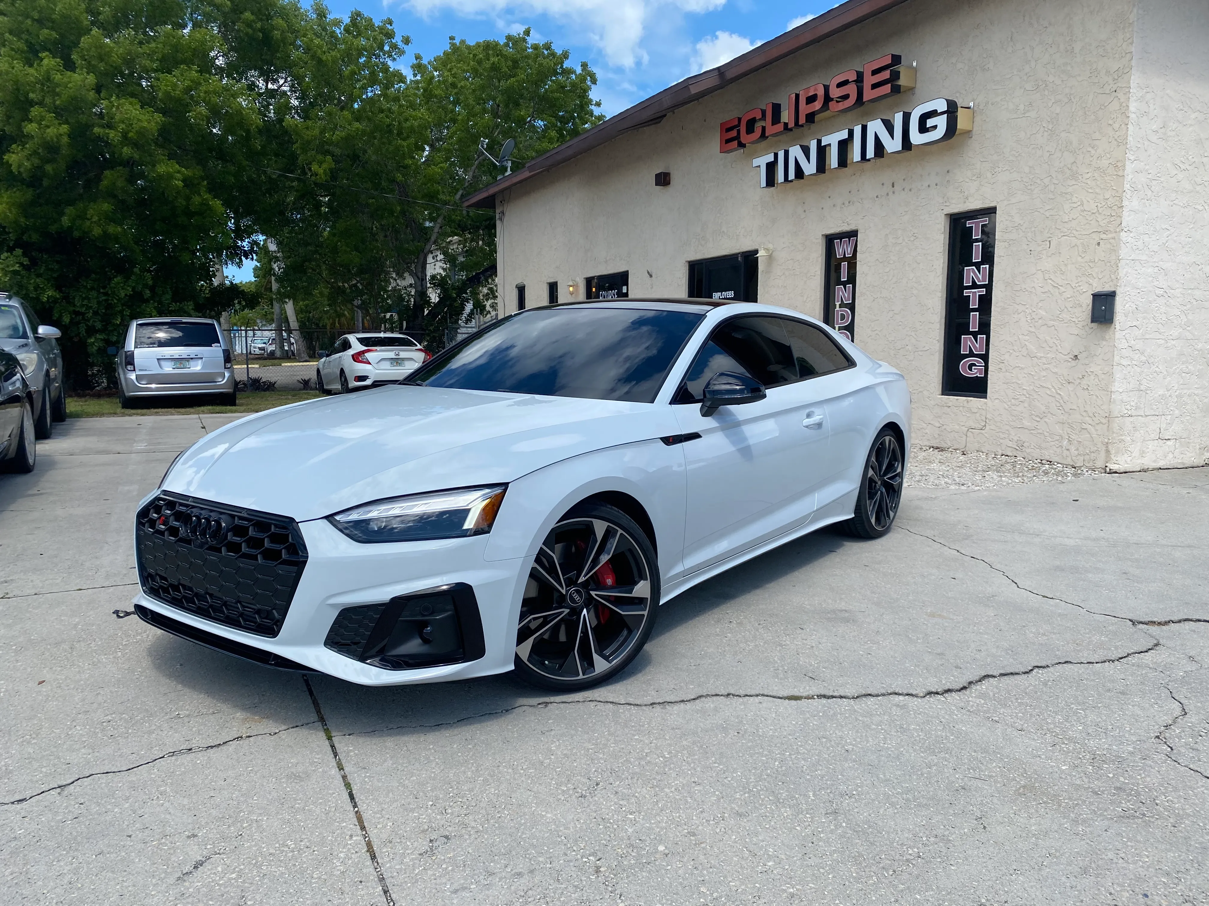 Vehicle tinted by Eclipse Window Tinting in Naples, FL