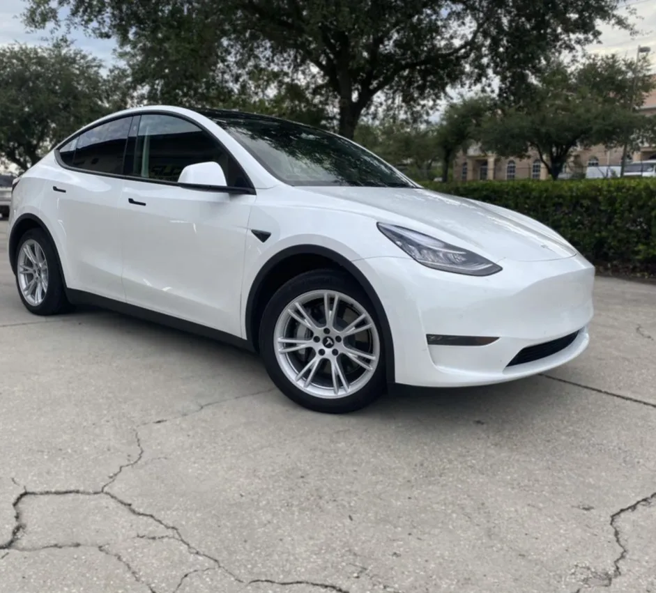 Tesla tinted by Eclipse Window Tinting in Naples, FL